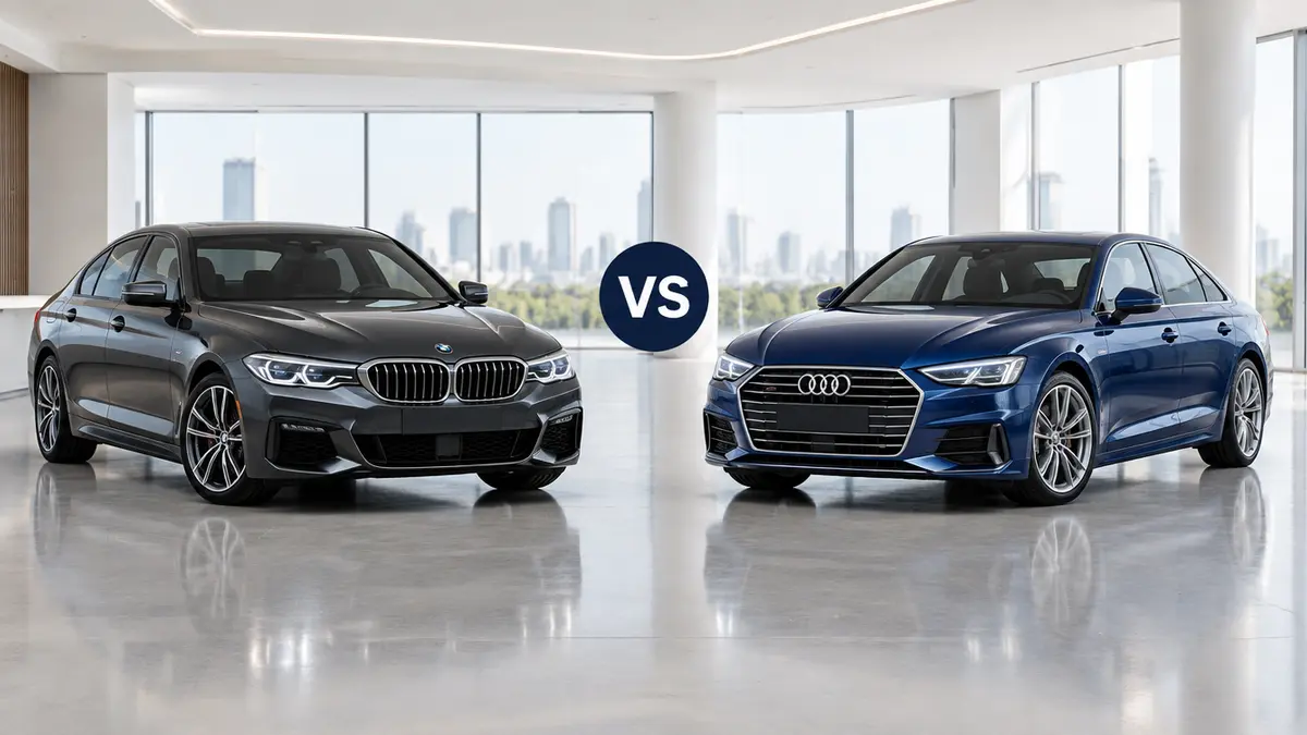 BMW 5시리즈 vs 아우디 더 뉴 A6 비교 대표이미지