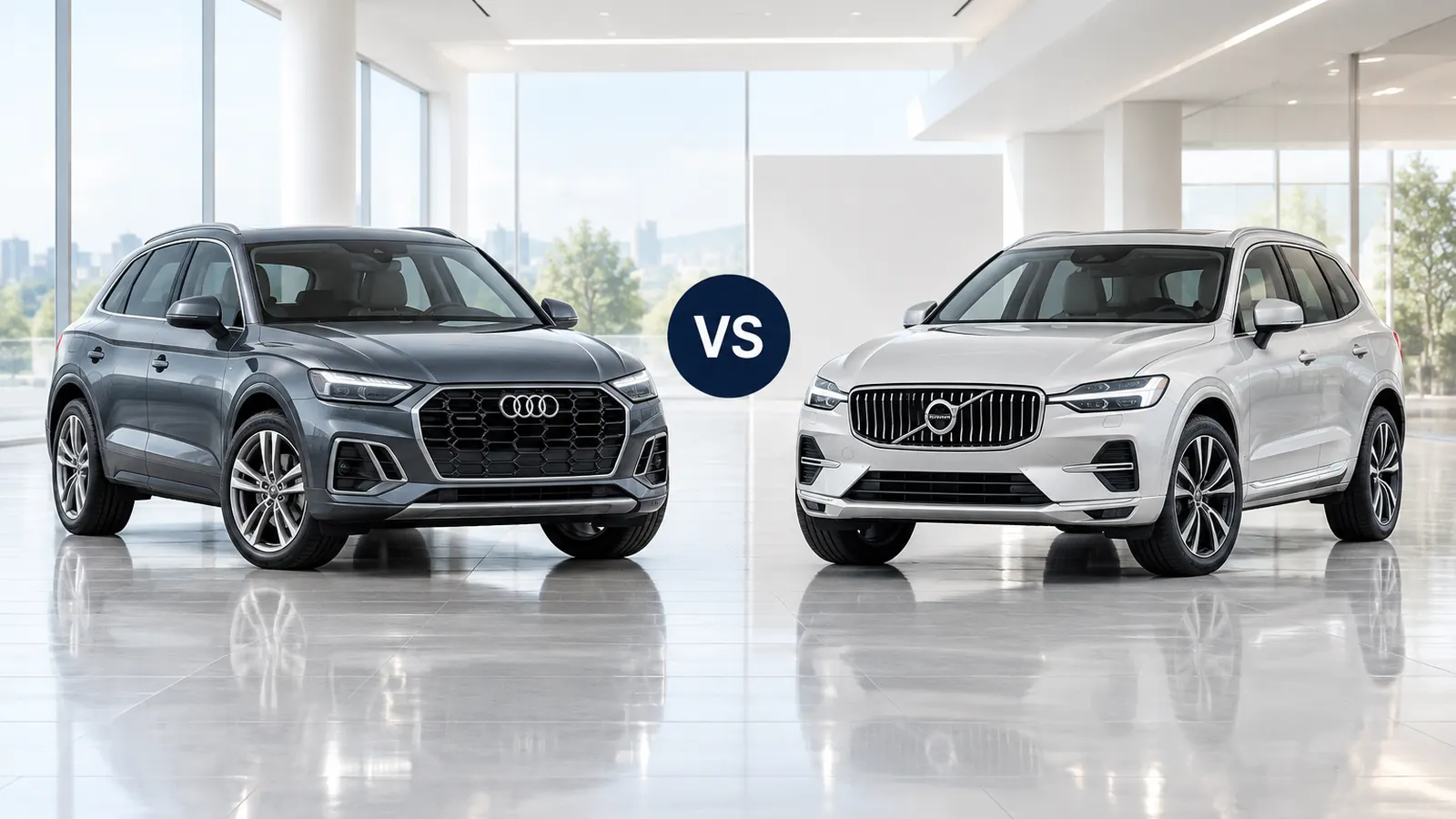 아우디 The new Q5 vs 볼보 XC60 비교 대표이미지
